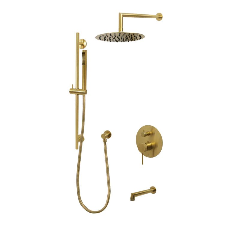 Three Way Pressure Balanced Shower System F55200 - W10ATS - Golzar Home