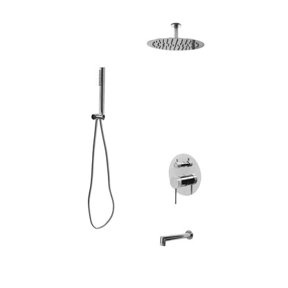 Three Way Pressure Balanced Shower System F55200 - W10ATS - Golzar Home