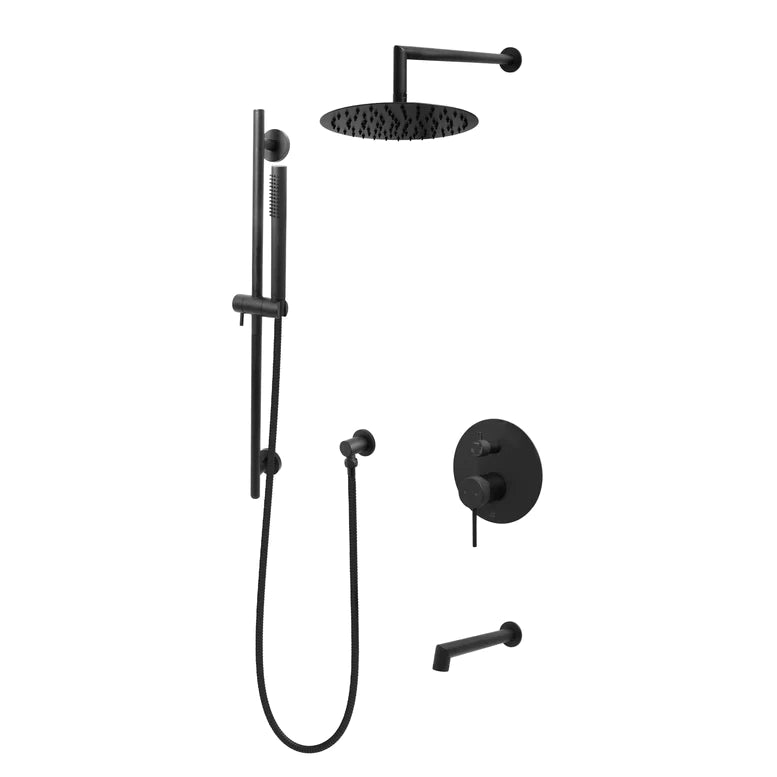 Three Way Pressure Balanced Shower System F55200 - W10ATS - Golzar Home