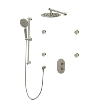 Three Way Thermostatic Shower System F57104 - W12ASB4 - Golzar Home