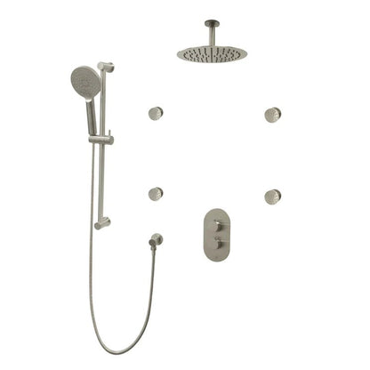 Three Way Thermostatic Shower System F57104 - W12ASB4 - Golzar Home