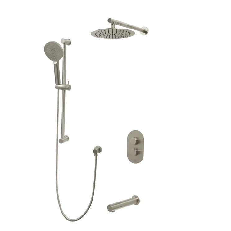 Three Way Thermostatic Shower System F57104 - W12ATS - Golzar Home