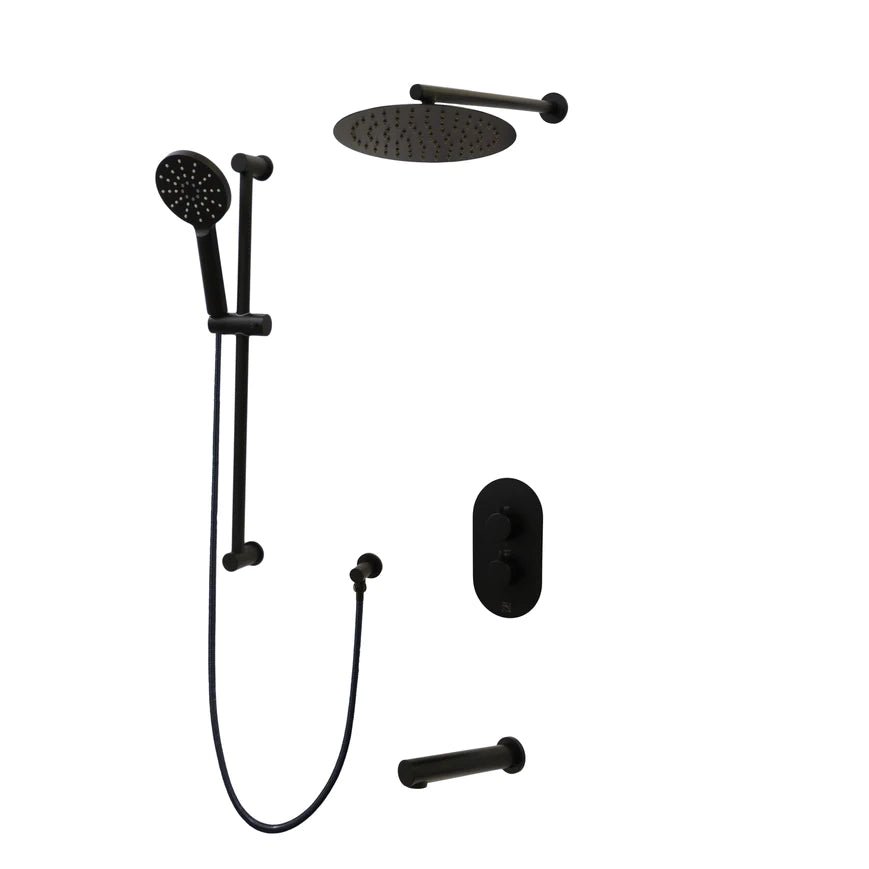Three Way Thermostatic Shower System F57104 - W12ATS - Golzar Home