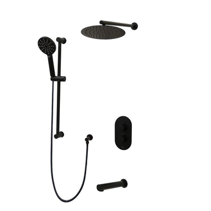 Three Way Thermostatic Shower System F57104 - W12ATS - Golzar Home