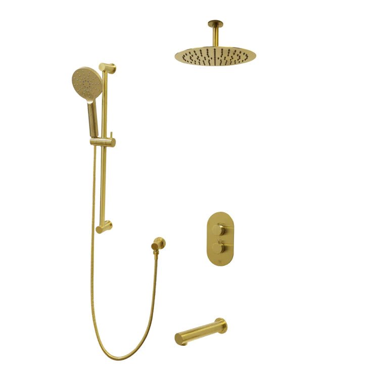 Three Way Thermostatic Shower System F57104 - W12ATS - Golzar Home