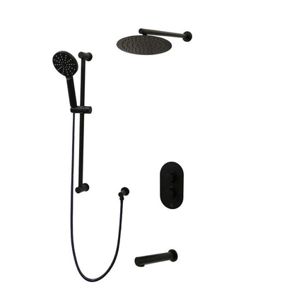 Three Way Thermostatic Shower System F57104 - W12ATS - Golzar Home