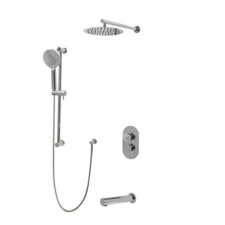 Three Way Thermostatic Shower System F57104 - W12ATS - Golzar Home