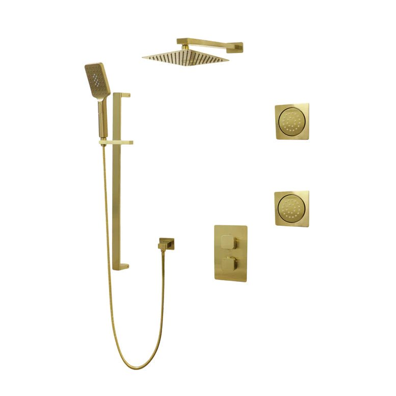 Three Way Thermostatic Shower System F57123 - 4C16ALB2 - Golzar Home