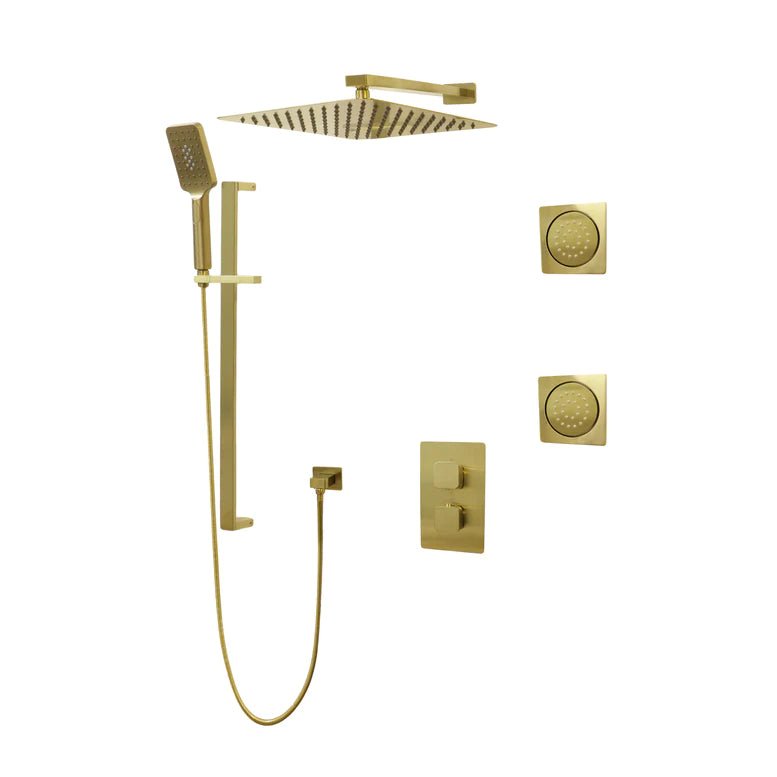 Three Way Thermostatic Shower System F57123 - 4C16ALB2 - Golzar Home