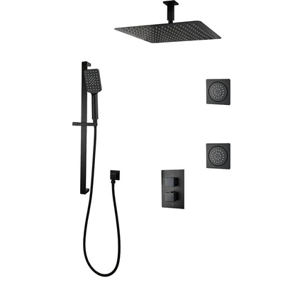 Three Way Thermostatic Shower System F57123 - 4C16ALB2 - Golzar Home