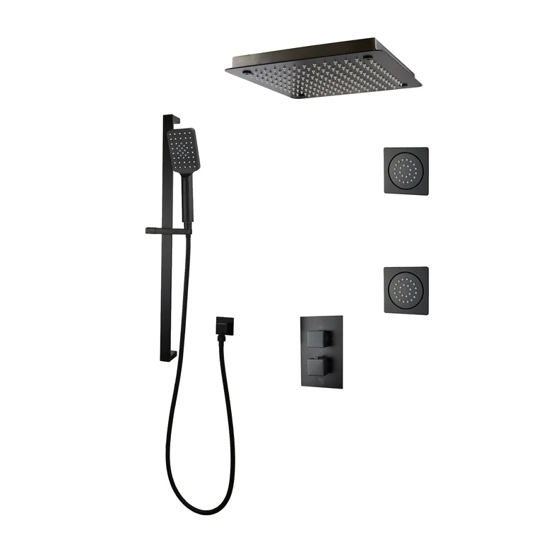 Three Way Thermostatic Shower System F57123 - 4C16ALB2 - Golzar Home
