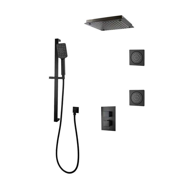 Three Way Thermostatic Shower System F57123 - 4C16ALB2 - Golzar Home