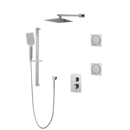 Three Way Thermostatic Shower System F57123 - 4C16ALB2 - Golzar Home