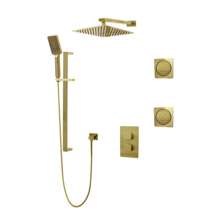 Three Way Thermostatic Shower System F57123 - 4C16ALB2 - Golzar Home