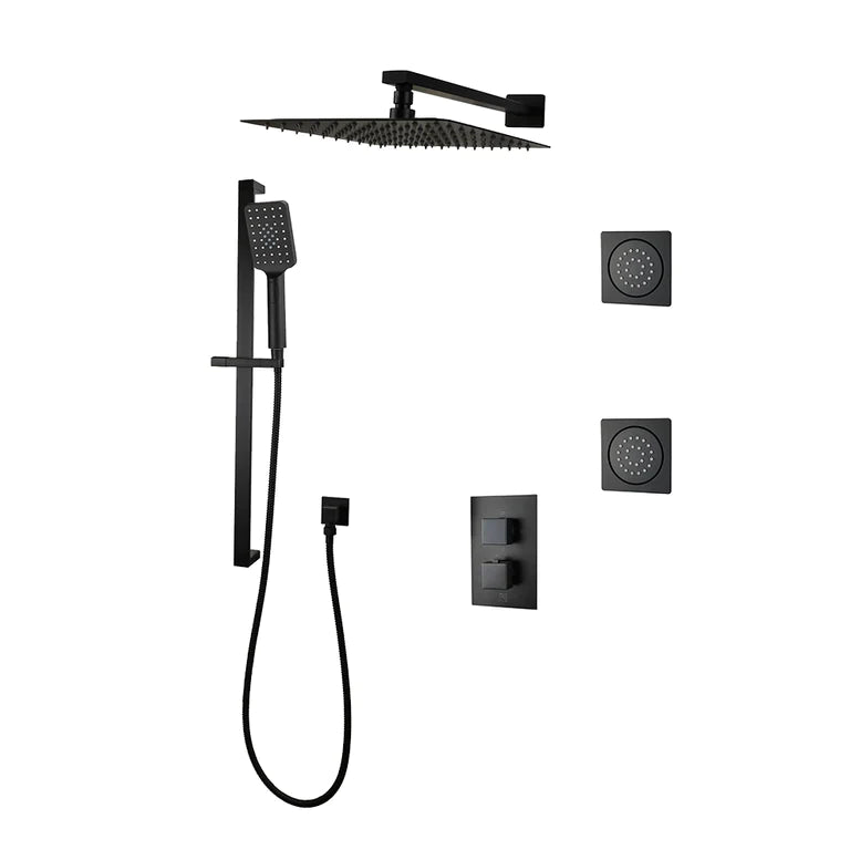 Three Way Thermostatic Shower System F57123 - 4C16ALB2 - Golzar Home