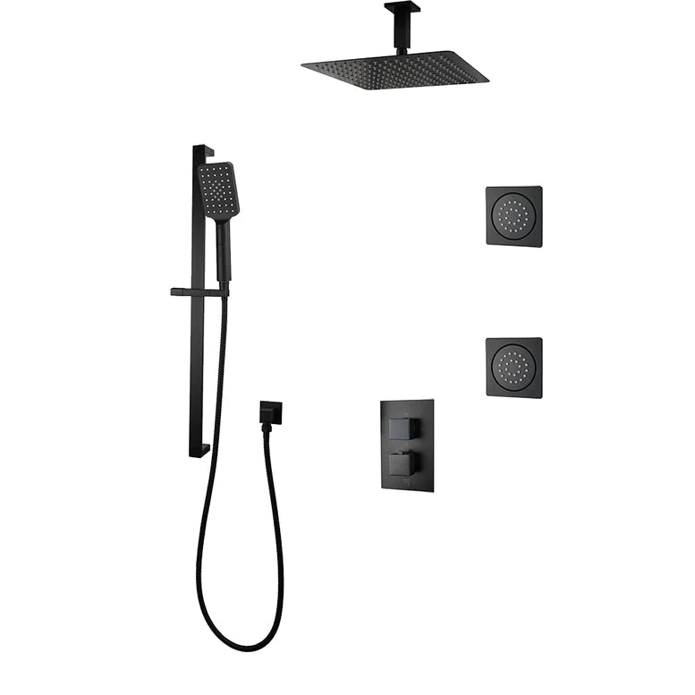 Three Way Thermostatic Shower System F57123 - 4C16ALB2 - Golzar Home