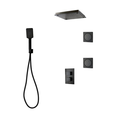Three Way Thermostatic Shower System F57123 - 4C16BLB2 - Golzar Home