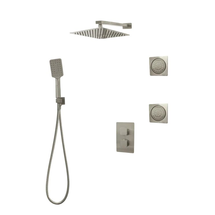 Three Way Thermostatic Shower System F57123 - 4C16BLB2 - Golzar Home
