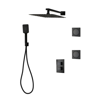 Three Way Thermostatic Shower System F57123 - 4C16BLB2 - Golzar Home