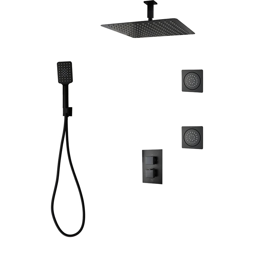 Three Way Thermostatic Shower System F57123 - 4C16BLB2 - Golzar Home