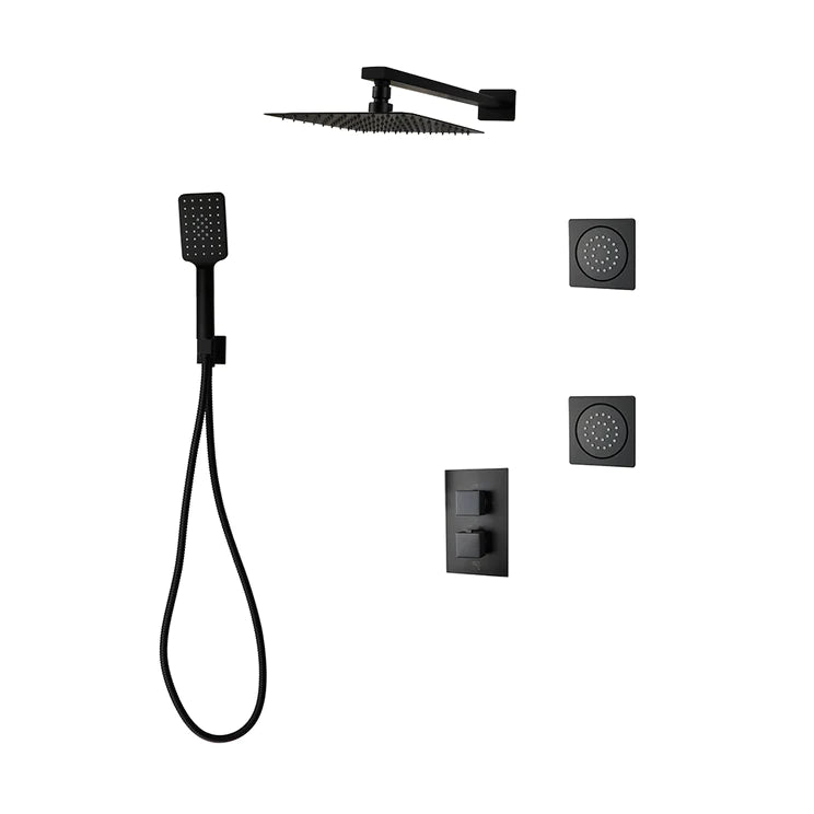 Three Way Thermostatic Shower System F57123 - 4C16BLB2 - Golzar Home