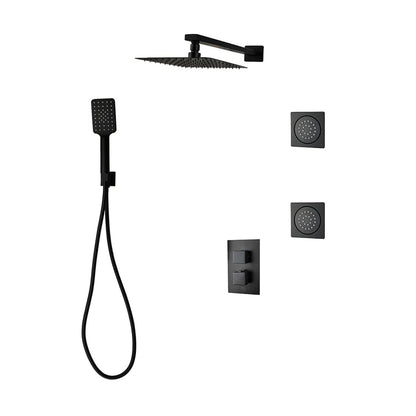 Three Way Thermostatic Shower System F57123 - 4C16BLB2 - Golzar Home