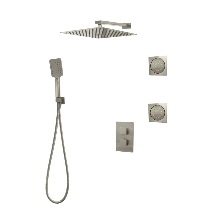 Three Way Thermostatic Shower System F57123 - 4C16BLB2 - Golzar Home