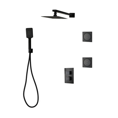 Three Way Thermostatic Shower System F57123 - 4C16BLB2 - Golzar Home