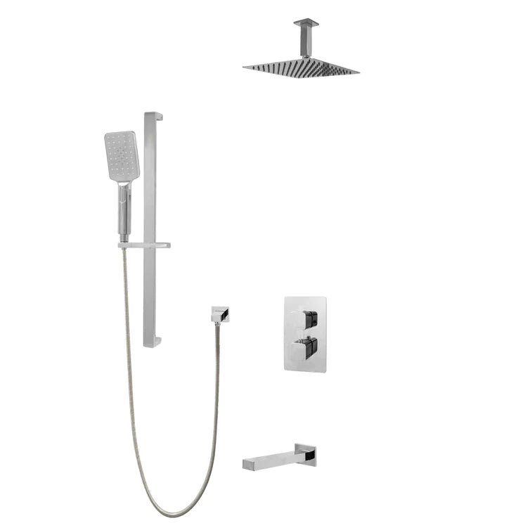 Three Way Thermostatic Shower System F57123 - FM16ATS - Golzar Home