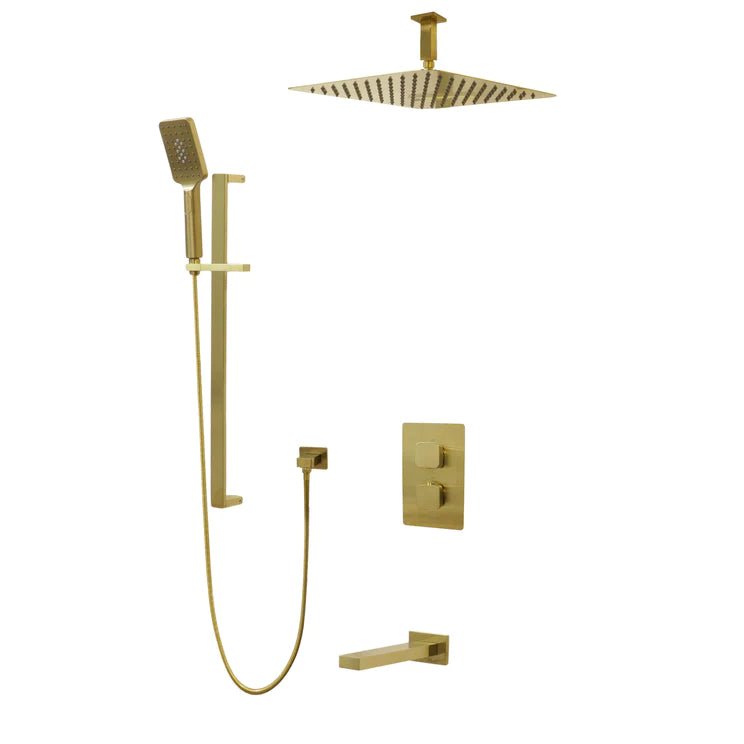 Three Way Thermostatic Shower System F57123 - FM16ATS - Golzar Home