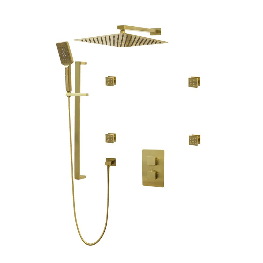 Three Way Thermostatic Shower System F57123 - W16ASB4 - Golzar Home
