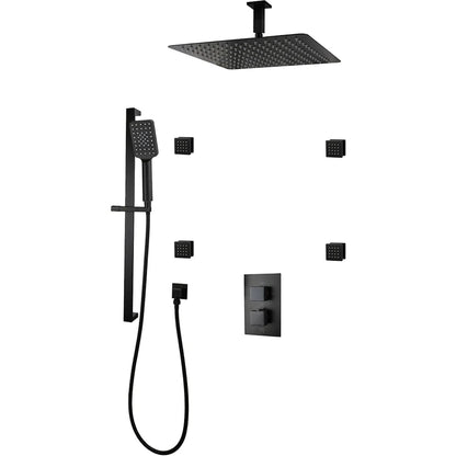 Three Way Thermostatic Shower System F57123 - W16ASB4 - Golzar Home