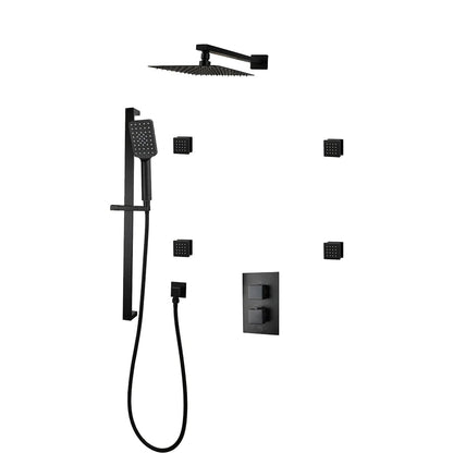 Three Way Thermostatic Shower System F57123 - W16ASB4 - Golzar Home