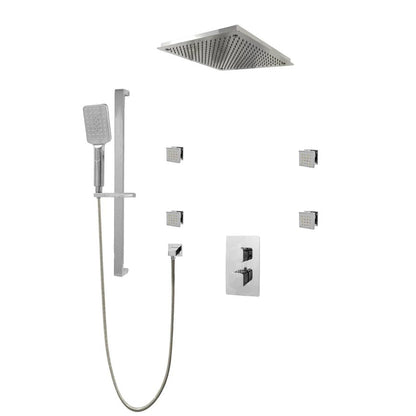 Three Way Thermostatic Shower System F57123 - W16ASB4 - Golzar Home
