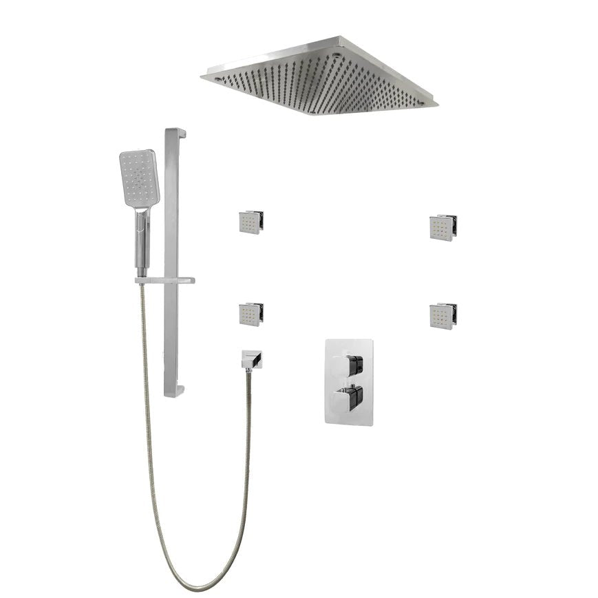 Three Way Thermostatic Shower System F57123 - W16ASB4 - Golzar Home