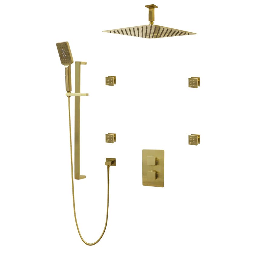 Three Way Thermostatic Shower System F57123 - W16ASB4 - Golzar Home