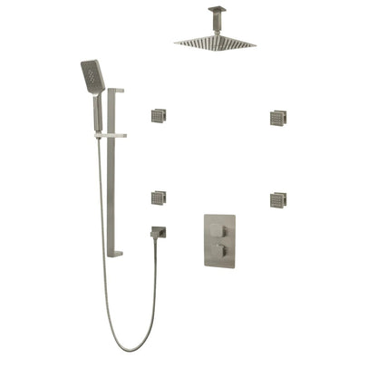 Three Way Thermostatic Shower System F57123 - W16ASB4 - Golzar Home