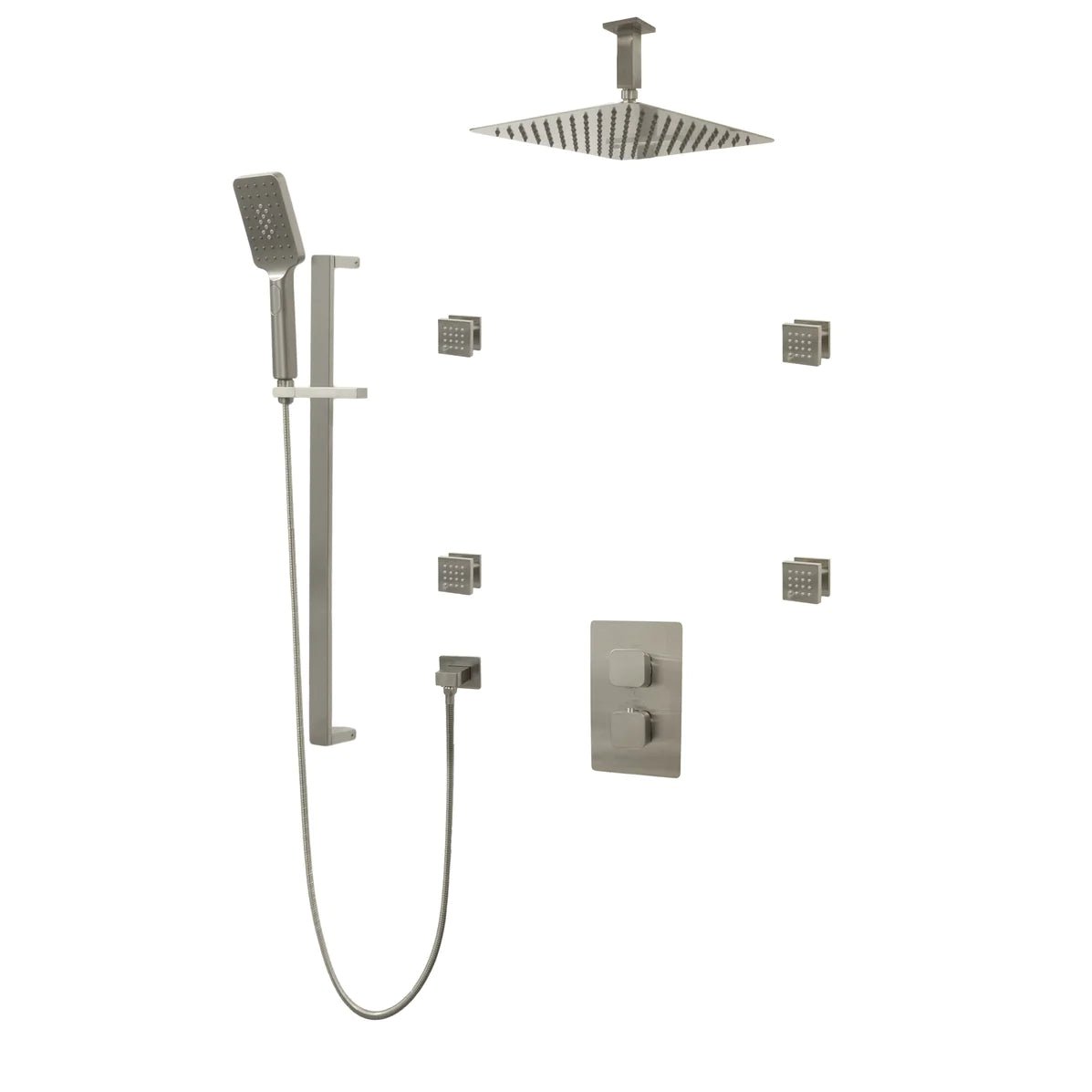 Three Way Thermostatic Shower System F57123 - W16ASB4 - Golzar Home