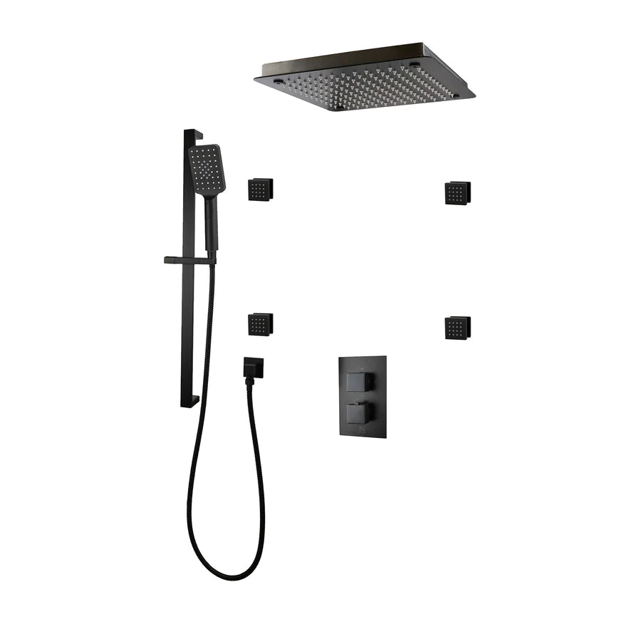 Three Way Thermostatic Shower System F57123 - W16ASB4 - Golzar Home
