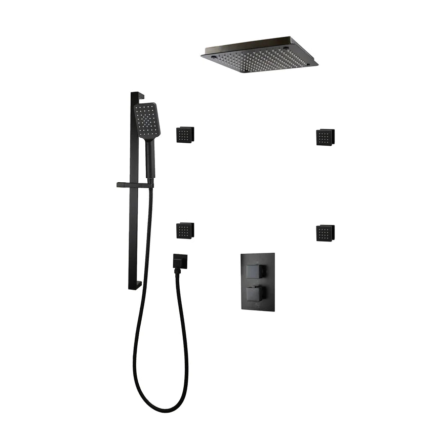 Three Way Thermostatic Shower System F57123 - W16ASB4 - Golzar Home
