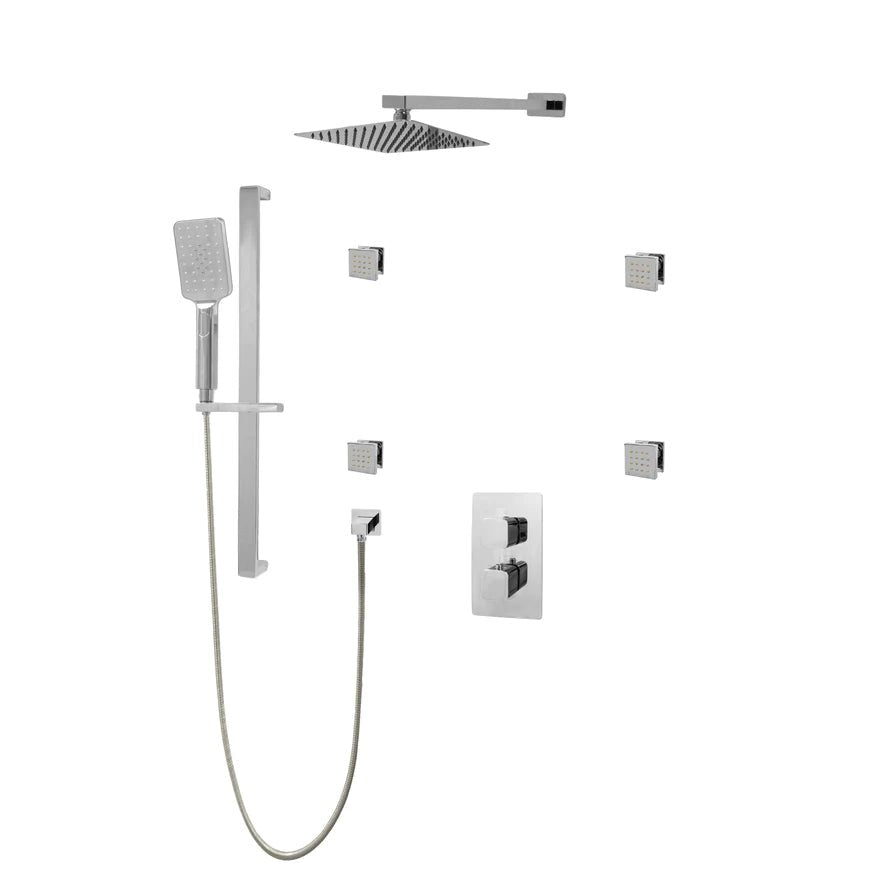 Three Way Thermostatic Shower System F57123 - W16ASB4 - Golzar Home