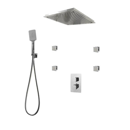 Three Way Thermostatic Shower System F57123 - W16BSB4 - Golzar Home