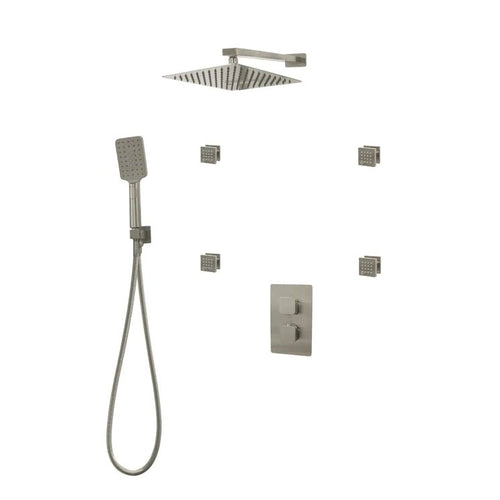 Three Way Thermostatic Shower System F57123-W16bsb4 - Golzar Home