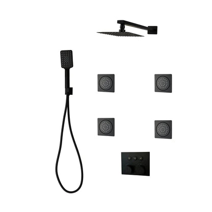 Three Way Thermostatic Shower System F59123 - 4C16BLB4 - Golzar Home