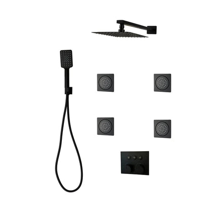 Three Way Thermostatic Shower System F59123 - 4C16BLB4 - Golzar Home