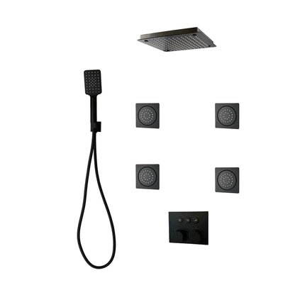 Three Way Thermostatic Shower System F59123 - 4C16BLB4 - Golzar Home