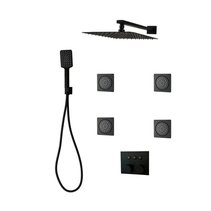 Three Way Thermostatic Shower System F59123 - 4C16BLB4 - Golzar Home