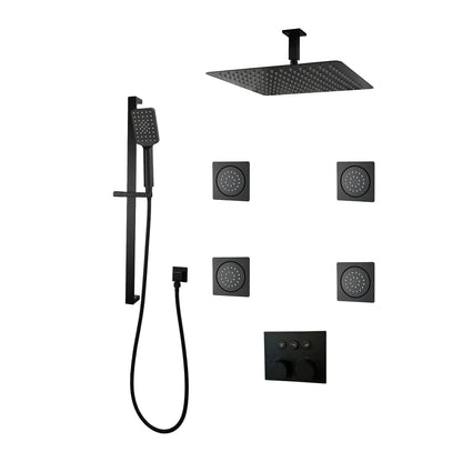 Three Way Thermostatic Shower System F59123 - W16ALB4 - Golzar Home