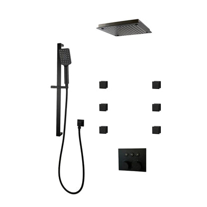Three Way Thermostatic Shower System F59123 - W16ASB6 - Golzar Home