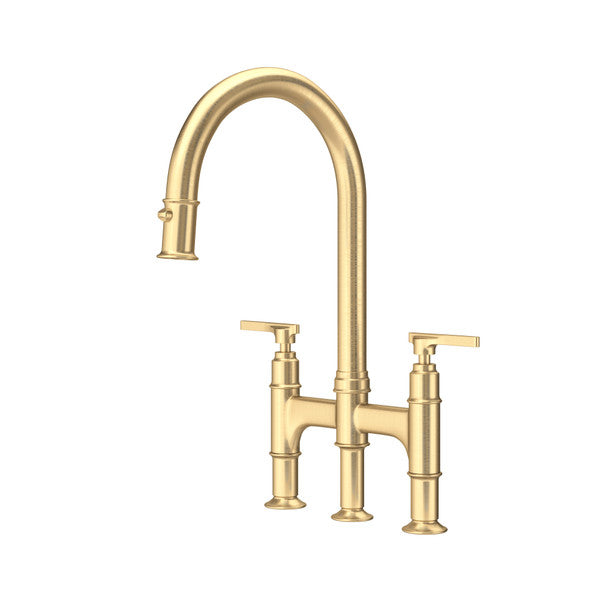 Perrin & Rowe Southbank Pull-Down Bridge Kitchen Faucet